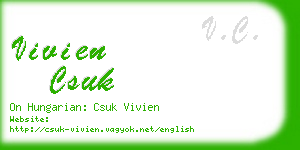 vivien csuk business card